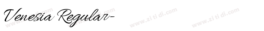 Venesia Regular字体转换